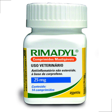 Rimadyl Comprimidos Mastigáveis 25mg C/14 - Zoetis